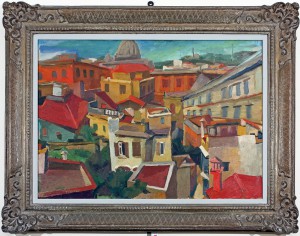 Renato Guttuso I tetti di Roma, 1941 Olio su tela, 60 x 80 cm Palermo Collezione Soprintendenza dei Beni Culturali