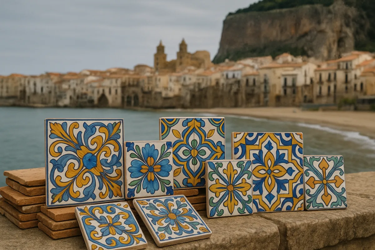 Qual è l'origine delle tipiche mattonelle decorate di Cefalù? Un racconto di influenze lontane
