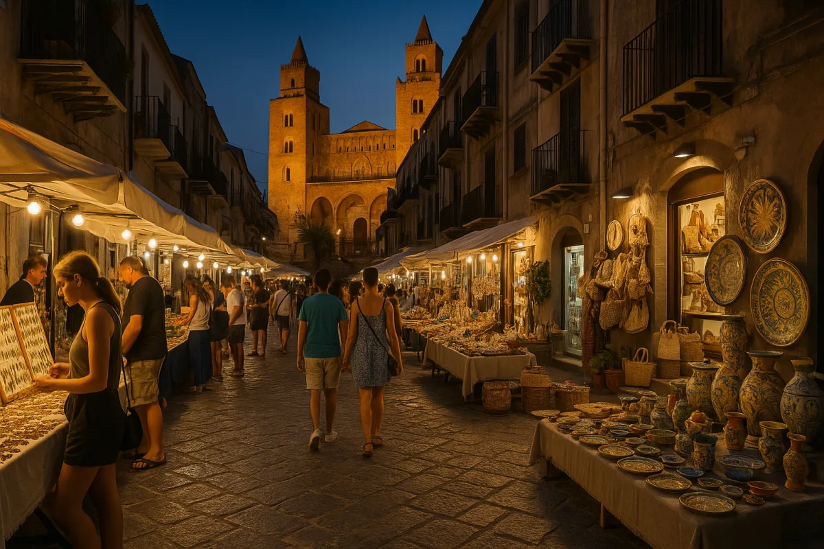 Dove si tengono i migliori mercatini serali a Cefalù? Gusto, shopping e pezzi artigianali rari