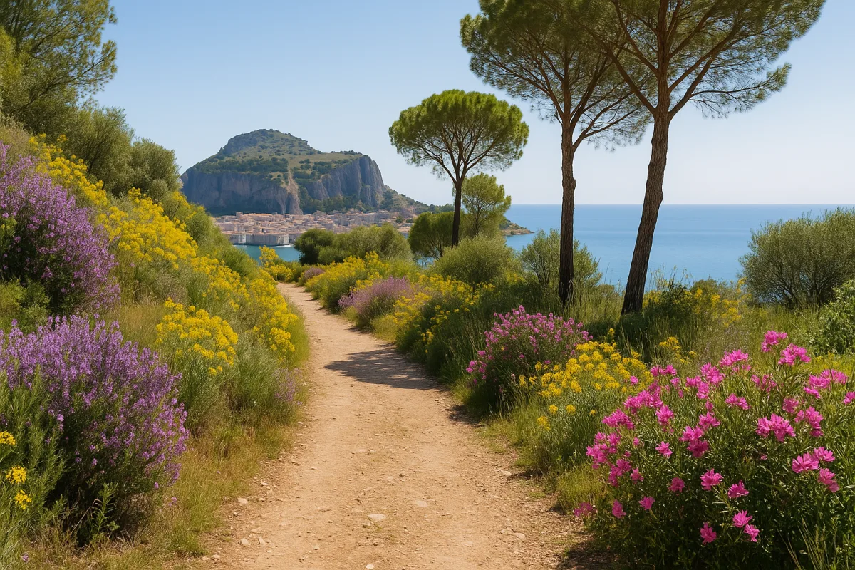 Qual è il sentiero migliore per ammirare la flora mediterranea intorno Cefalù? Una passeggiata tra profumi e colori