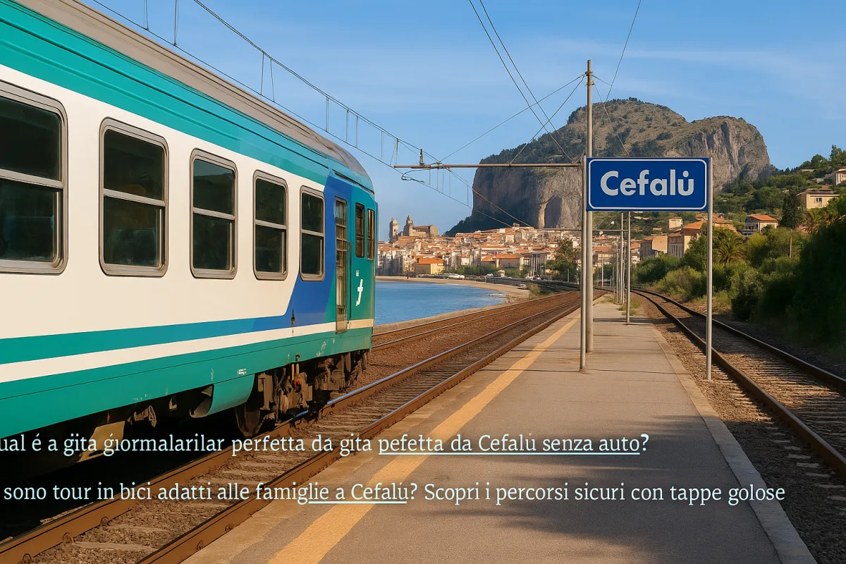 Gita in treno da Cefalù senza auto: le stazioni dove vale fermarsi davvero