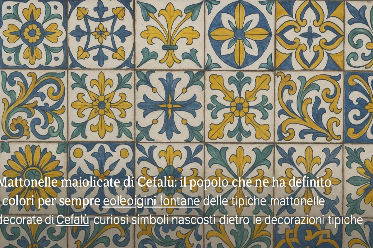 Mattonelle maiolicate di Cefalù: il popolo che ne ha definito i colori per sempre