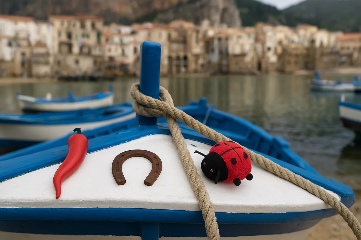 Oggetti portafortuna sulle barche di Cefalù: il significato che i pescatori non spiegano