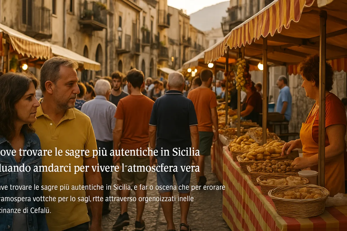 Sagre siciliane fuori stagione: quando andarci per vivere l'atmosfera vera