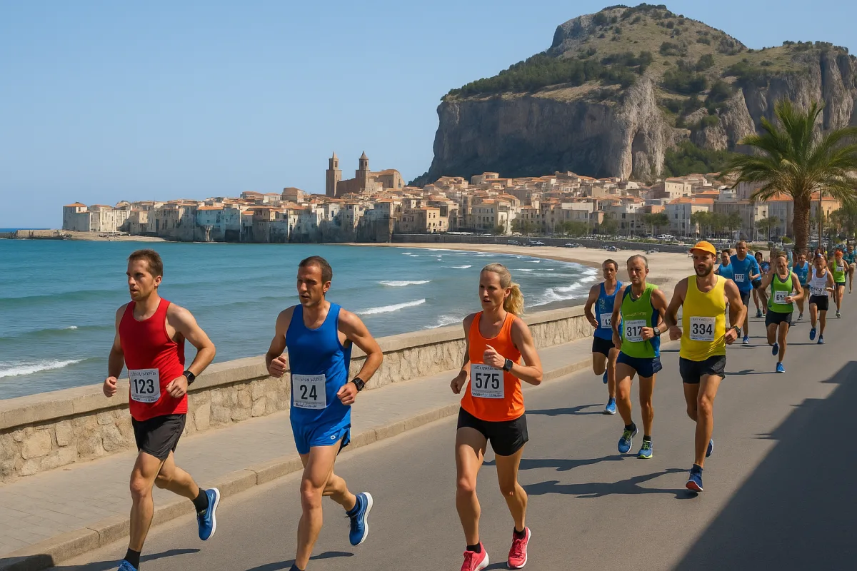 Gare podistiche a Cefalù: il percorso sul lungomare che sorprende i partecipanti