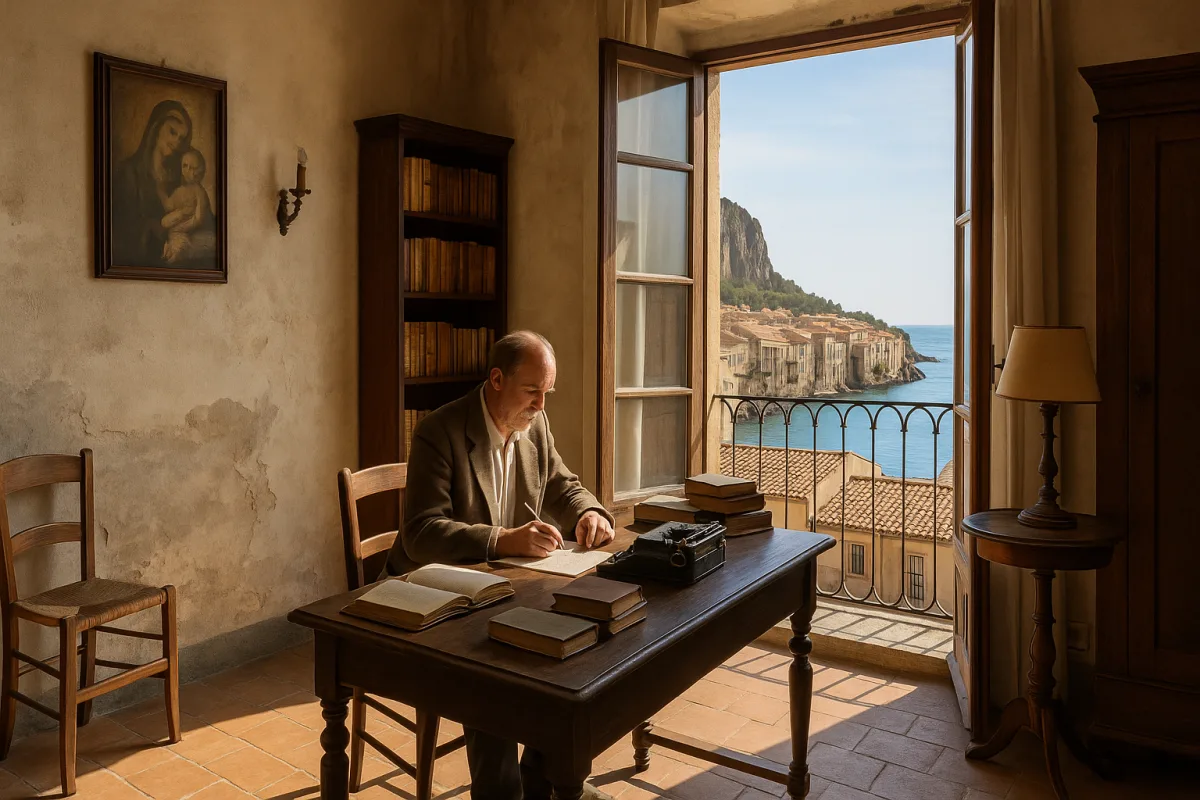 Scrittori famosi a Cefalù: la stanza dove nacquero le pagine più note