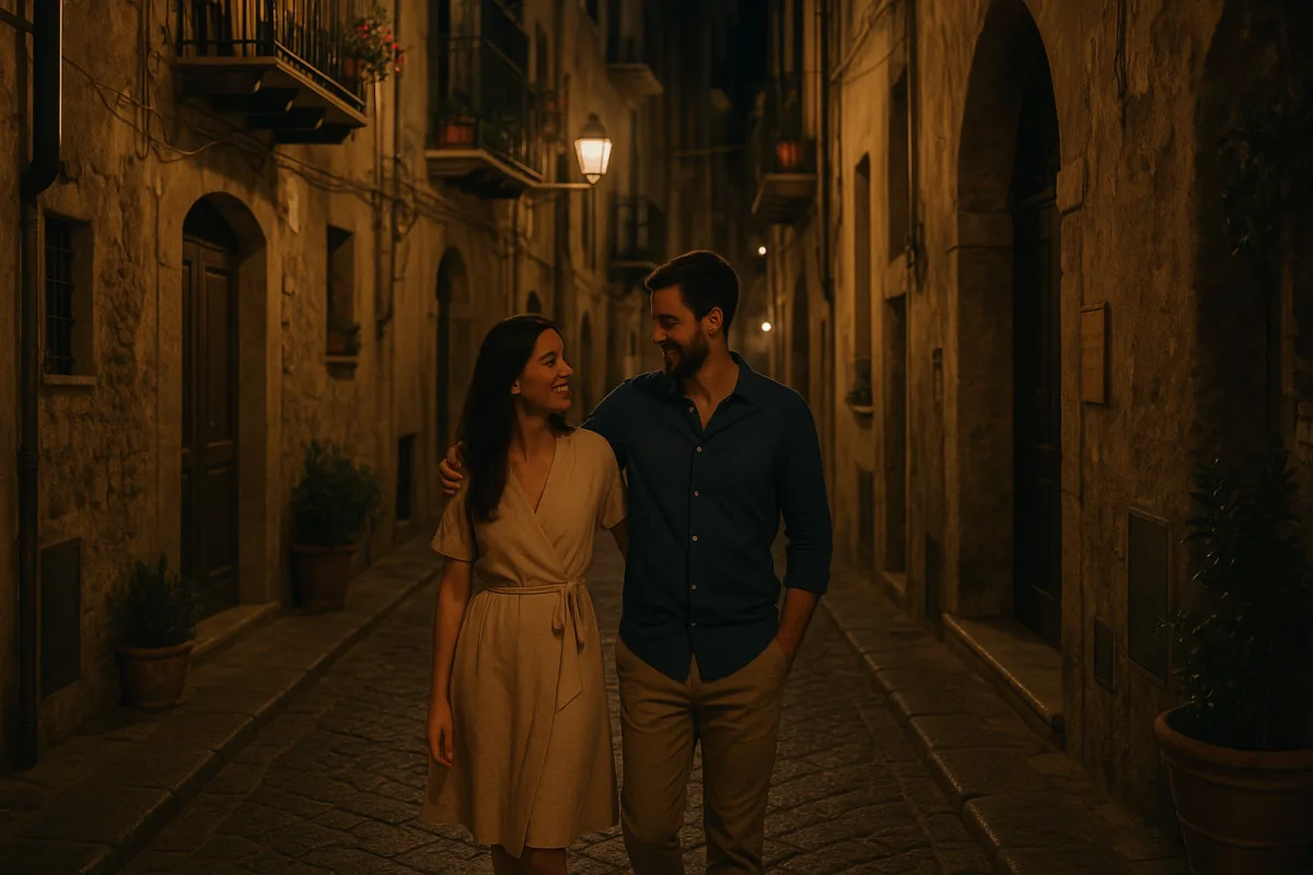 Passeggiata romantica notturna a Cefalù: i vicoli che pochi percorrono dopo cena