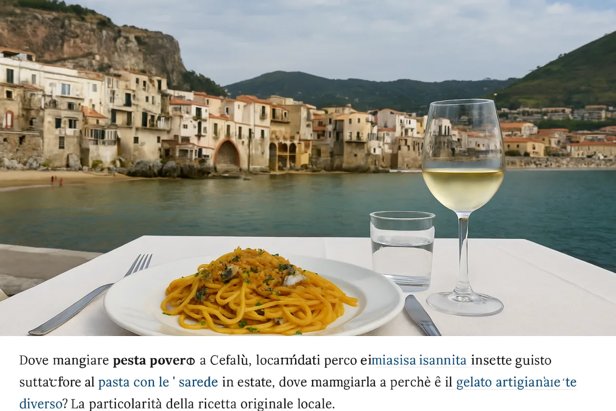 Dove mangiare pesce povero a Cefalù: i locali che non puntano sui turisti