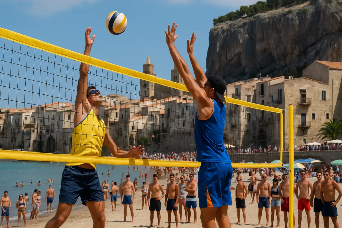 Tornei estivi di beach volley a Cefalù: dove seguirli senza perdere un set