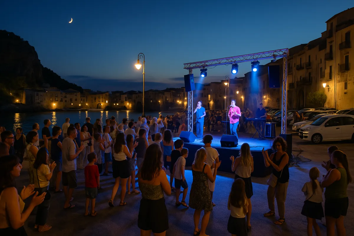 Animazione estiva sul lungomare di Cefalù: cosa succede dopo il tramonto