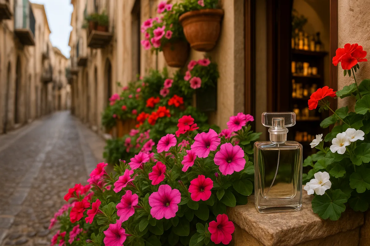 Fiori e profumi nel centro storico di Cefalù: il dettaglio che trasforma la passeggiata