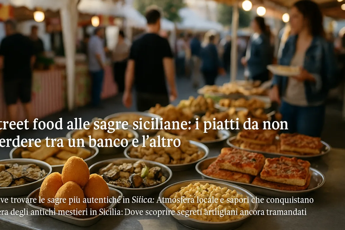 Street food alle sagre siciliane: i piatti da non perdere tra un banco e l'altro