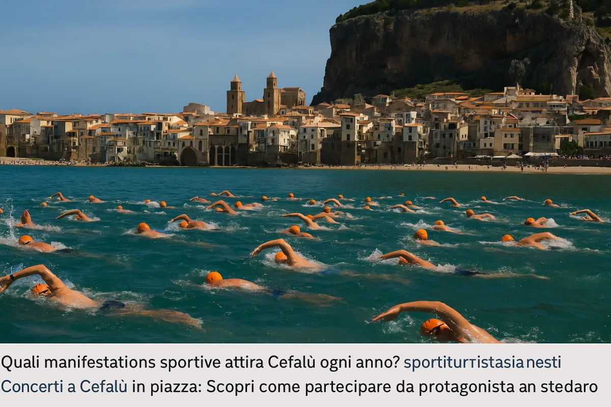 Nuoto in acque libere a Cefalù: la gara che parte dove nuoti tu ogni estate