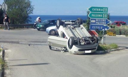 Cefalù, grave incidente al bivio per Gibilmanna