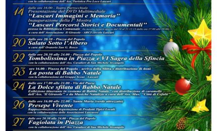 Programma del Natale a Lascari: eventi fino al 5 di gennaio