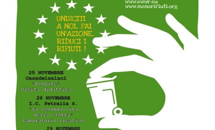 Petralia Sottana aderisce alla Settimana Europea per la riduzione dei rifiuti