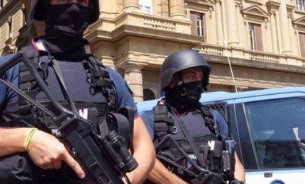 Polizia di Stato: operazione antiterrorismo in corso