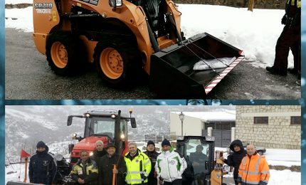 Nuovi mezzi per l'emergenza neve a Petralia