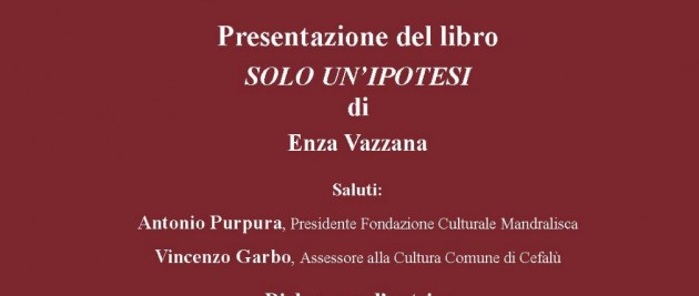 Il romanzo di Enza Vazzana alla Fondazione Mandralisca