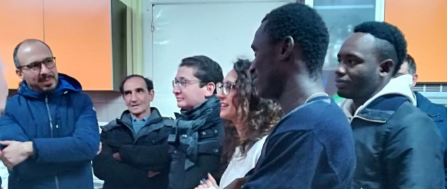 L’On. Davide Faraone in visita al centro minori migranti di Geraci Siculo