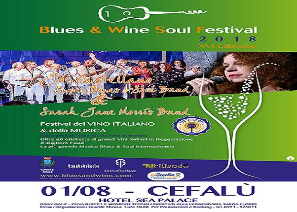 Il Blues & Wine Soul Festival farà tappa a Cefalù