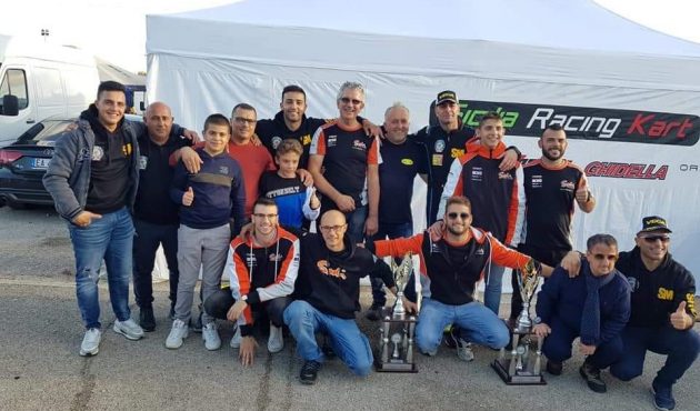 Antonio Damiani 4^ col team Sicilia sul circuito di Battipaglia