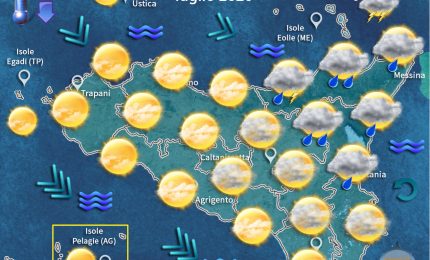 Meteo Sicilia: previsioni per domenica 5 luglio